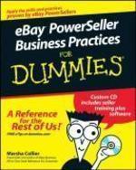 eBay PowerSeller Business Practices for Dummies [With CDROM]