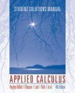 Applied Calculus, Student Solutions Manual