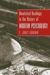 Annotated Readings in the History of Modern Psychology Annotated Edition