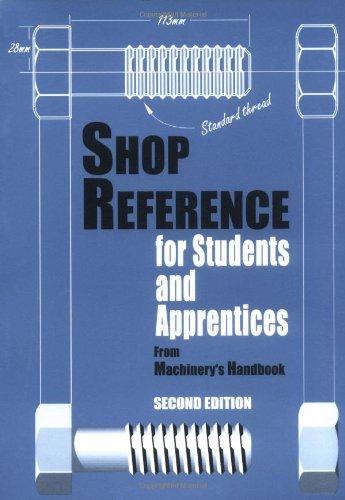 Shop Reference for Students and Apprentices, From Machinery's Handbook
