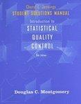 Student Solutions Manual to accompany Introduction to Statistical Quality Control 6th Edition