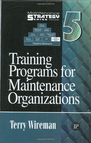 Training Programs for Maintenance Organizations 