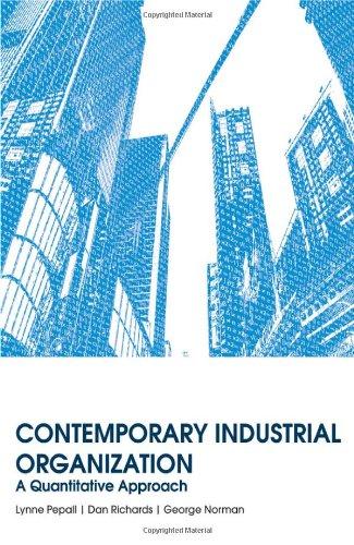 Contemporary Industrial Organization: A Quantitative Approach