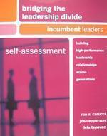 Bridging the Leadership Divide: Building High-Performance Leadership Relationships Across Generations Self-Assessment: Incumbent Leaders