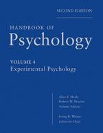 Handbook of Psychology: Experimental Psychology 2 Rev ed Edition