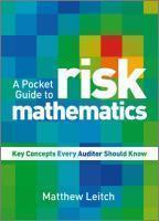 A Pocket Guide to Risk Mathematics: Key Concepts Every Auditor Should Know