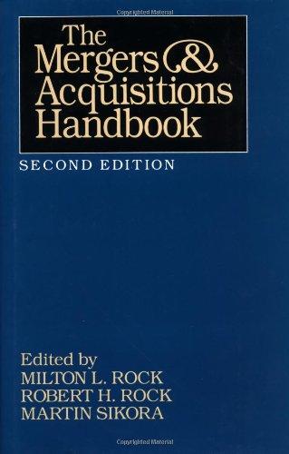 The Mergers and Acquisitions Handbook