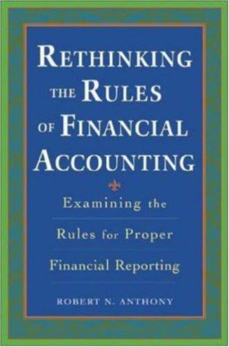 Rethinking the Rules of Financial Accounting : Examining the Rules for Accurate Financial Reporting