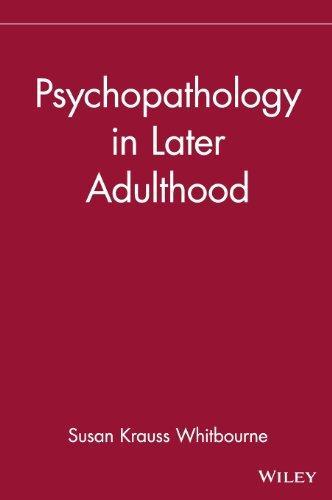 Psychopathology in Later Adulthood