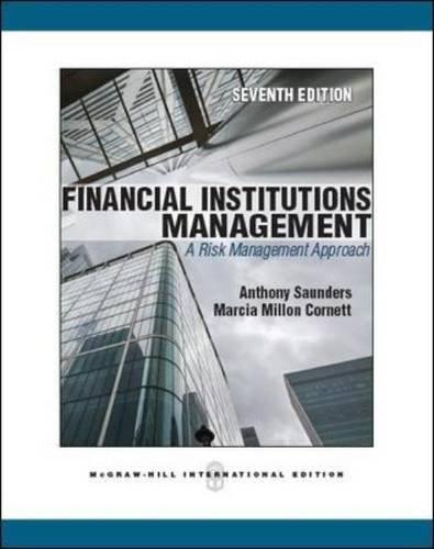Financial Institutions Management, 7e (without S&P)