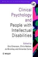 Clinical Psychology and People with Intellectual Disabilities