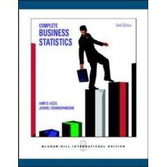 Complete Business Statistics (With Student CD-ROM)
