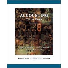 Accounting: Texts and Cases 