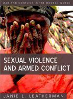 Sexual Violence And Armed Conflict