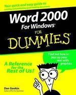 Word 2000 for Windows for Dummies 1st  Edition