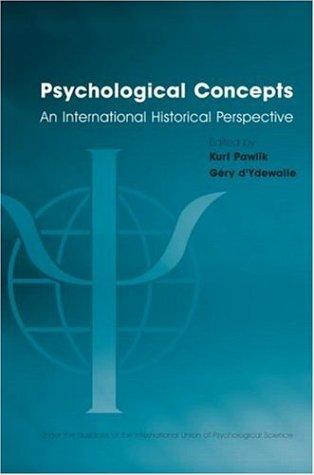 Psychological Concepts: An International Historical Perspective