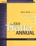 The 2004 Pfeiffer Annual: Training