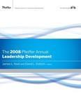 The 2008 Pfeiffer Annual: Leadership Development [With CDROM] Revised edition Edition