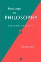 Problems in Philosophy: The Limits of Inquiry