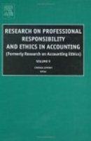 Research On Professional Responsibility And Ethics In Accounting illustrated edition Edition