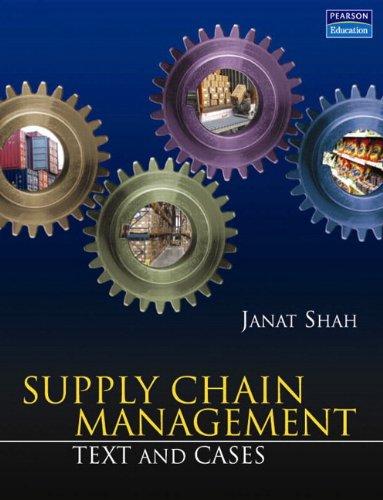 Supply Chain Management: Text And Cases