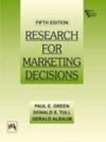 Research for Marketing Decisions 5e,Green