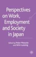 Perspectives on Work, Employment and Society in Japan