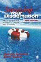 Surviving Your Dissertation: A Comprehensive Guide to Content and Process 0003 Edition