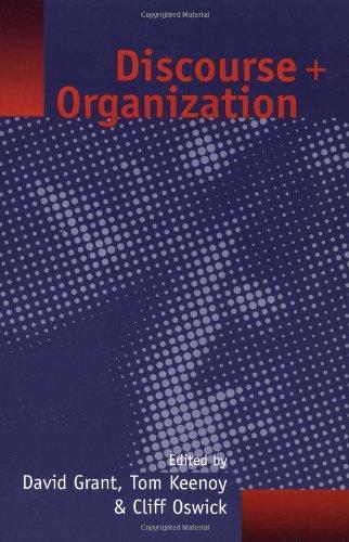 Discourse and Organization