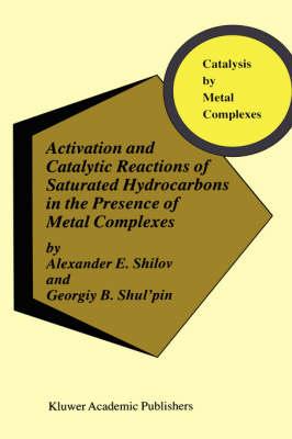 Activation and Catalytic Reactions of Saturated Hydrocarbons in the Presence of Metal Complexes Category should be: CHEMISTRY (and not medicine)