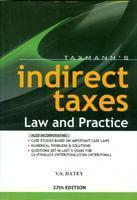 Indirect Taxes Law And Practice