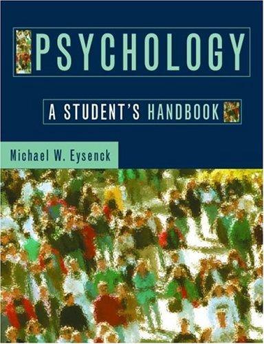 Psychology: A Student's Handbook 