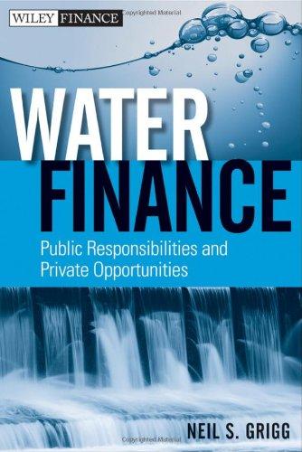 Water Finance: Public Responsibilities and Private Opportunities