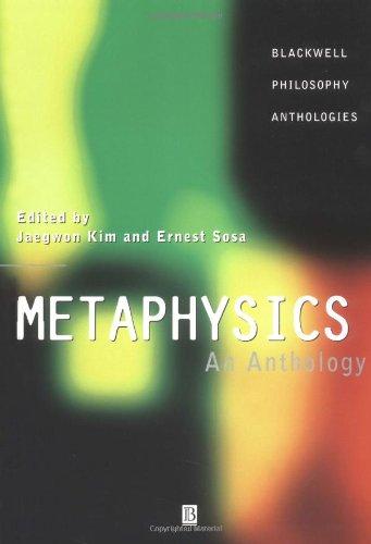 METAPHYSICS AND ANTHOLOGY