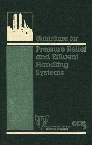 Guidelines for Pressure Relief and Effluent Handling Systems (CCPS Guidelines) 