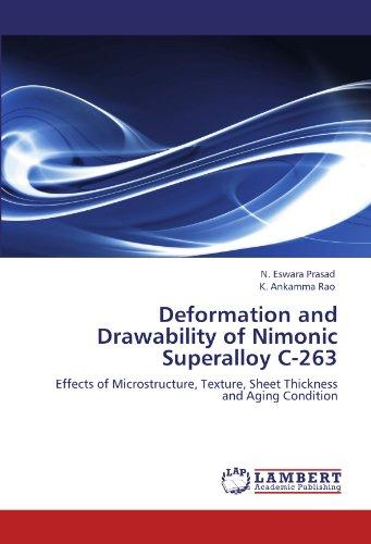 Deformation and Drawability of Nimonic Superalloy C-263