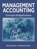 Management Accounting-Concepts and Applications