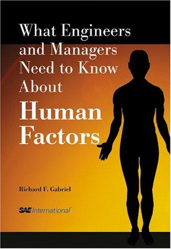 What Engineers and Managers Need to Know About Human Factors 