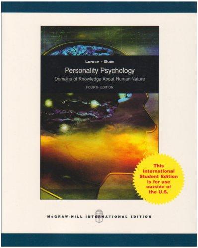 Personality Psychology: Domains of Knowledge about Human Nature 