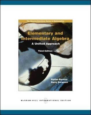 Elementary & Intermediate Algebra