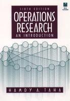 Operations Research : An Introduction 6th Edition