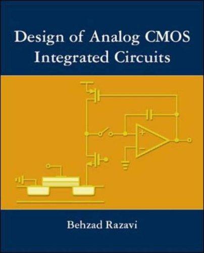 Design of Analog CMOS Integrated Circuits, Hardcover