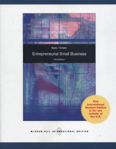 Entrepreneurial Small Business, 3e