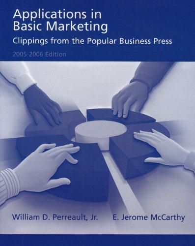 Applications in Basic Marketing: Clippings From the Popular Business Press 2005-2006 Edition 