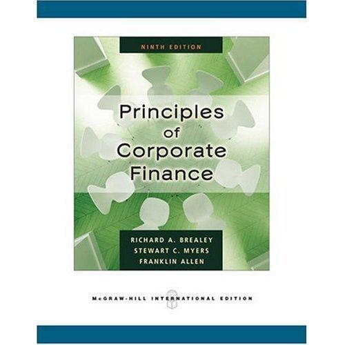 Principles of Corporate Finance