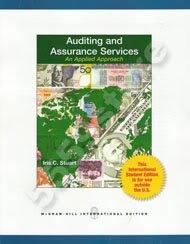 Auditing and Assurance Services: An Applied Approach 