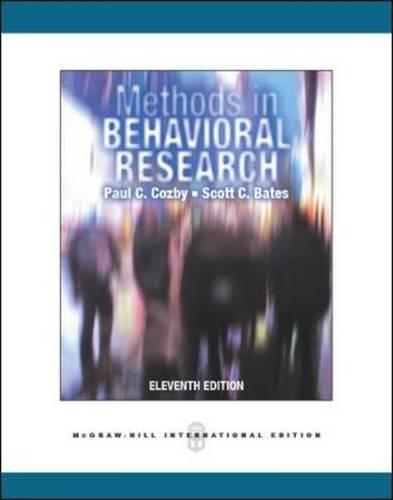 Methods in Behavioral Research