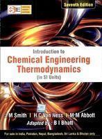 Introduction To Chemical Engineering Thermodynamics(SIE)