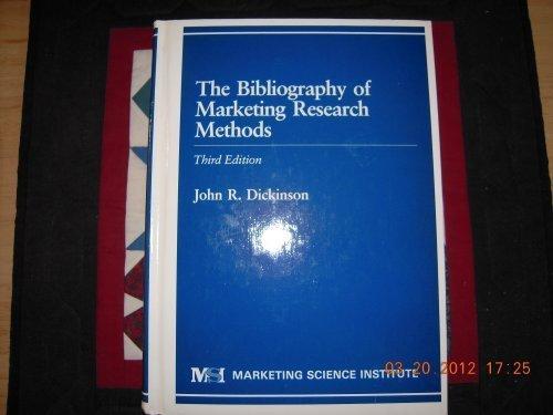 The Bibliography Of Marketing Research Methods 3/E 3 Sub Edition