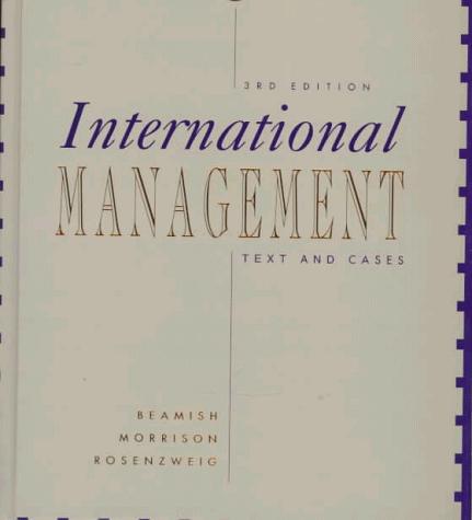 International Management: Text and Cases